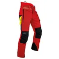Pfanner 101761/M Schnittschutzhose "Ventilation" Größe M in rot/schwarz