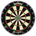 Winmau Blade X & Blade 6 Komplett Dartscheibe - Offizielles PDC Steeldart-Turnier Dartboard für Dartpfeile, ultradünnes Drahtsystem, hochdichte Sisal-Konstruktion
