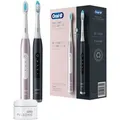 Oral-B Schallzahnbürste Pulsonic Luxe 4900, Doppelpack goldfarben|schwarz