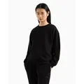 A|X Armani Exchange für Damen. XW000835AF13397UC001 Crew Sweatshirt schwarz (M), Lässig, Viskose