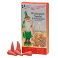 KNOX Räucherkerzen - Duft: Weihrauch-Sandel - Menge: 24 Stück - Brenndauer: ca. 10-15 min - Made in Germany