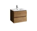 Badezimmer Badmöbel Angela 60 cm F. oak - Unterschrank Schrank Waschbecken Wasch