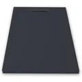 Mirlo Mineralguss Duschwanne Extra Flach Lux  Anthrazit 80x170cm