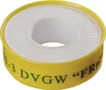 PTFE Dichtband FRp L12 m B12 mm D0,1 mm weiß 60 g/m² Rolle ULITH