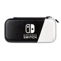 PDP Gaming Offiziell Lizenziert Switch Slim Deluxe Travel Case - OLED Edition - Hardshell PRotection - PRotective Vegan Leather - Schwarz/weiß - Nintendo Switch
