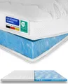 AM Qualitätsmatratzen | Premium Gelschaum-Topper | 140x200 cm | 6 cm Höhe | Matratzentopper | 140/200 | Gel Topper