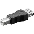 Goobay - Usb 2.0 Hi-speed-adapter, Usb-2.0-buchse (typ A) Usb-2.0-stecker (typ B). Anschluss, Typ Usb-2.0-buchse (typ A)