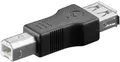 USB 2.0 Hi-Speed Adapter USB 2.0-Buchse Typ A auf USB 2.0-Stecker Typ B Drucker