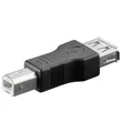 USB 2.0 Hi-Speed Adapter A Buchse > B Stecker für Drucker Scanner Festplatten