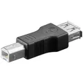 USB2.0-Adapter USB-B-Stecker auf USB-A-Buchse Gender-Changer
