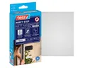 tesa Fliegengitter-Gewebe Premium für Fenster, Insektenschutz mit Klettband, (Packung, 1-St., Fliegennetz, Klettband, Andrück und Schneidehilfe), selbstklebende Insektenschutz - 130 cm x 130 cm