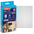 tesa® Klett-Fliegengitter INSECT STOP Premium, zum Befestigen an Fensterrahmen, L 1300 x B 1300 mm, anthrazit-transparent 669896