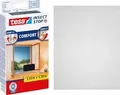tesa Fliegengitter COMFORT für Fenster, 1,30 m x 1,30 m anthrazit