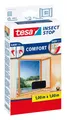 tesa Fliegengitter-Gewebe, Anthrazit 1,3m x 1,3m Premium