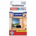 tesa 55396-00021 Insect Stop COMFORT Fliegengitter Fenster mit Klettband, 1,3 x 