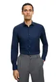 OLYMP Herren Oberhemd Langarm 200784,Einfarbig,Level 5 Body fit (15.05.2015 - F16),Royal Kent,Marine 18,40