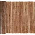 Rindenzaun Braun 600 X 125 Cm Rinde Vidaxl