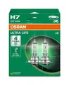 2 OSARM ULTRA LIFE Scheinwerferlampen H7 12V 58W 1500lm 64210ULT-2HB
