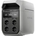 ECOFLOW Delta 3 PLUS Powerstation LiFe Schwarz, Grau mit Laderegler