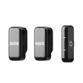 RØDE Wireless Micro - Kompaktes drahtloses Mikrofon, Zwei Mikrofone mit Ladekoffer für die Erstellung von Inhalten auf dem Smartphone - Lightning, Schwarz