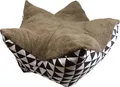 Flauschig, weiches, kuschliges Hundebett, waschbar, butterweich, Knospen Prinzip, Supersoft Effekt - Größe M 65x30cm