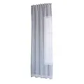 GARDINE LEINEN HxB 245x145 cm Natur Pompom