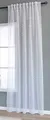 Gardine HxB 245x145 cm Natur Pompom »Valencia« Multiband Aufhängung Scherli Transparent Leinen-Optik, 2023400