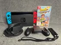 Nintendo Switch 1 V2 (HAC-001-01) 32GB (rot/blau) inkl. Game Summer Sports Games