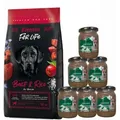 FITMIN For Life Beef & Rice 12kg + Leopold 6x500g