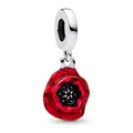 PANDORA Disney Minnie Maus Offen gearbeitetes Charm aus Sterling-Silber, kompatibel Moments, Maße: 7,1 x 12,2 x 12,9 mm, 793908C00