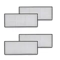 Rrochio Original HEPA Filter Zubehör Kompatibel für Roborock S7 Max Ultra/S7/S7+/S7 Maxv/S7 Maxv Ultra/S7 Pro Ultra/S8/S8+/S8 Pro Ultra, 4er Pack