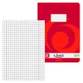 herlitz Schulhefte x.book Lineatur 28 kariert A4 mit Randlinie, 16 Blatt, 1 St.