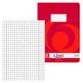herlitz Schulhefte x.book Lineatur 28 kariert A4 mit Randlinie, 16 Blatt, 1...