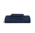 twenty:three® Bettwäsche Lyocell Bettwäsche Midnight Blue, Lyocell, Atmungsaktiv, Ultraweich, 100% TENCEL™ Lyocell