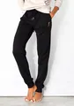 Bench. Loungewear Loungehose mit aufgesetzten Taschen, Loungewear, schwarz