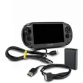 PS Vita Konsole Slim Wifi Pch-2016 Schwarz #61A + original Ladekabel