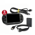 PS Vita Konsole Slim Wifi Pch-2004 Schwarz #60B + original Ladekabel