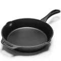 Petromax Feuerpfanne FP25 mit Stiel Gusseisenpfanne Camping Outdoor-Bratpfanne