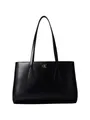 Calvin Klein Tragetasche CK MEDIUM WORK TOTE, Umhängetasche, Schultertasche mit Reißverschluss-Innenfach