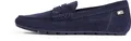 Tommy Hilfiger Damen Driver Schuh Flag Soft Suede Loafer Elegant, Blau (Space Blue), 36