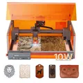 VEVOR Lasergravierer 10W Lasergravurmaschine Laserschneider Gehäuse Klasse 1