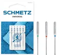 SCHMETZ | 5 Nähmaschinennadeln | Universal | 130/705 H | Nadeldicke 70/10-90/14 | auf jeder gängigen Haushaltsnähmaschine einsetzbar