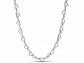 Pandora 393334C00-45 Verbundene Herzen Collier-Halskette - Sterling Silber - 45 cm