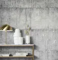 Vliestapete Kork Patina Loft hellgrau silber Metallic 85752 (8,20€/1qm)