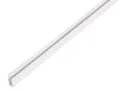 Alberts 470548 Abschlussprofil | PVC-U, weiß | 1000 x 15 x 6 mm