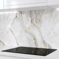 Rodnik Küchenrückwand – monolithische ABS-Platte mit Direktdruck, formstabil und langlebig. Große Motivauswahl (Marmor Gold, 60x200 cm)