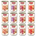 animonda Carny Adult Herzhafte Variation (12 x 400 g), Katzennassfutter für ausgewachsene Katzen, Nassfutter mit 100 % frischen, fleischlichen Zutaten, Katzenfutter ohne Getreide und Zucker