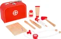 Arztkoffer für Kinder 9 Teile Holzspielzeug Doktor Puppe Spielzeug