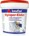 Styroporkleber weiß-beiger Dispersionsklebstoff spachtelbar Baufan 1kg