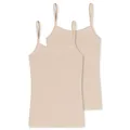 Schiesser Damen 2 Pack Spaghettitop Unterhemd - Modal Essentials